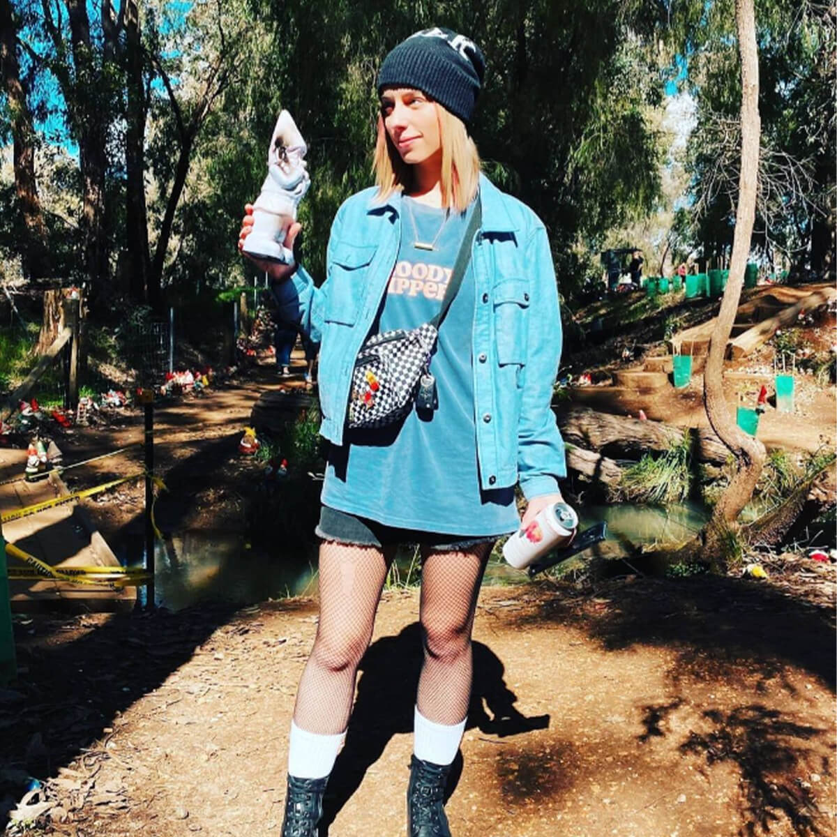 Bloody Ripper Slang Tee In Navy