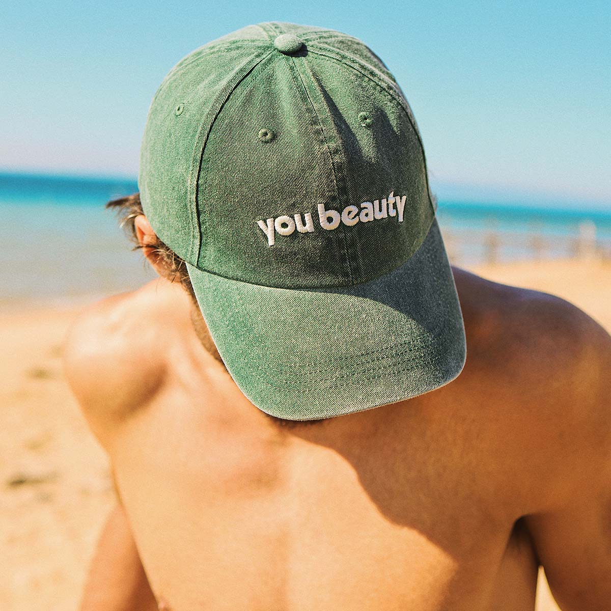 You Beauty Cotton Cap in Green