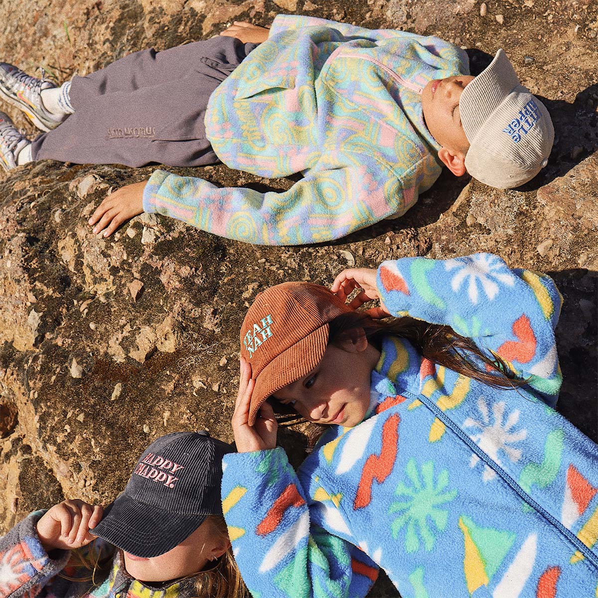 Kids Little Ripper Cord Cap in Nautical