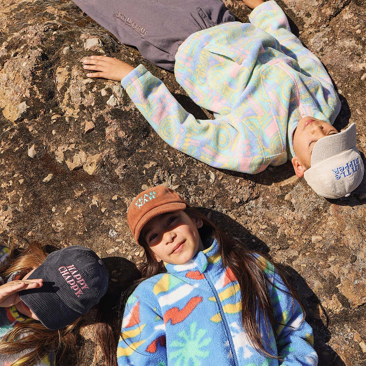 Kids Yeah Nah Cord Cap in Tobacco