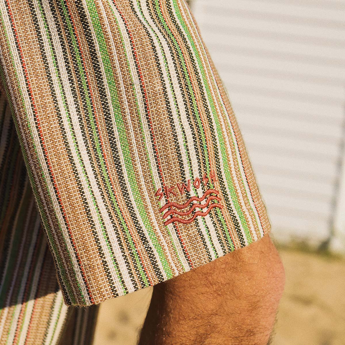 Grandpa's Couch Holiday Shirt in Multi Stripe