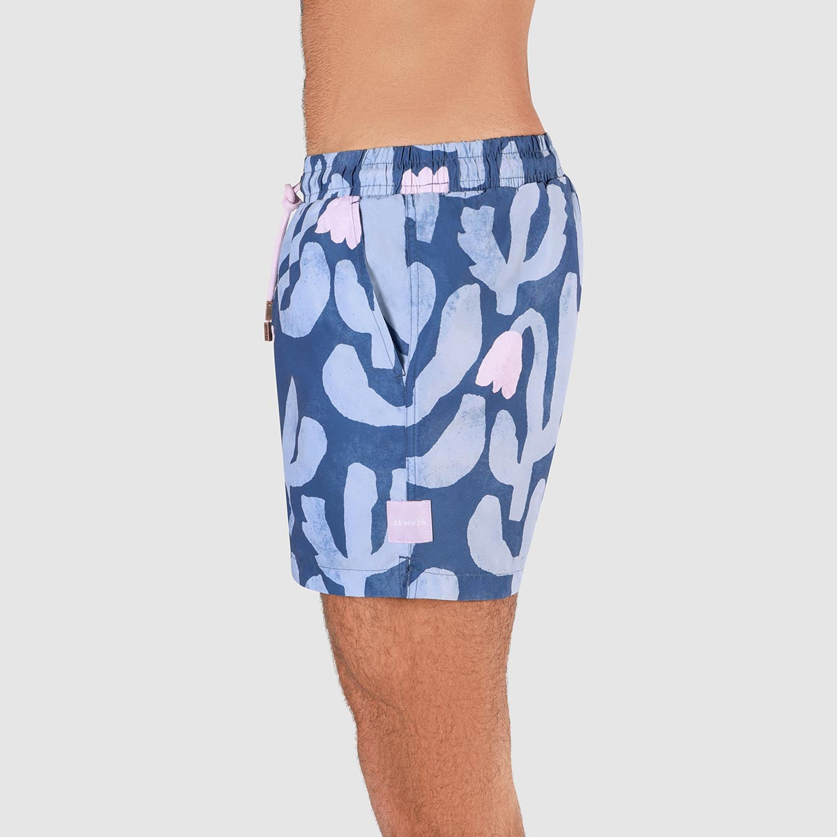 Prickly Business Mens Swim Shorts in Navy