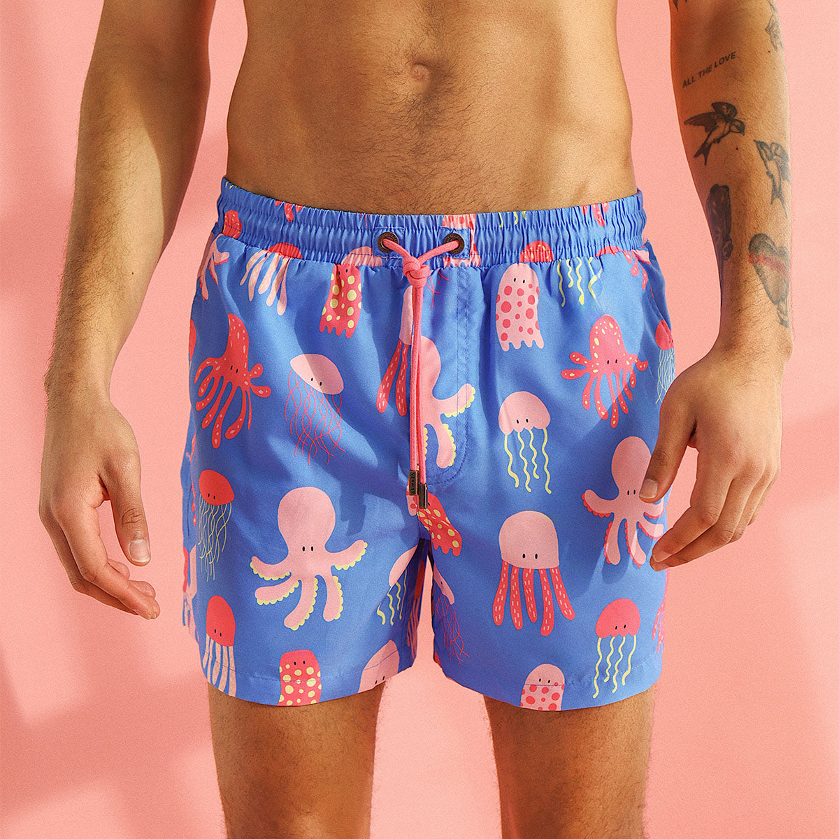 So Jelly Mens Swim Shorts in Royal Blue