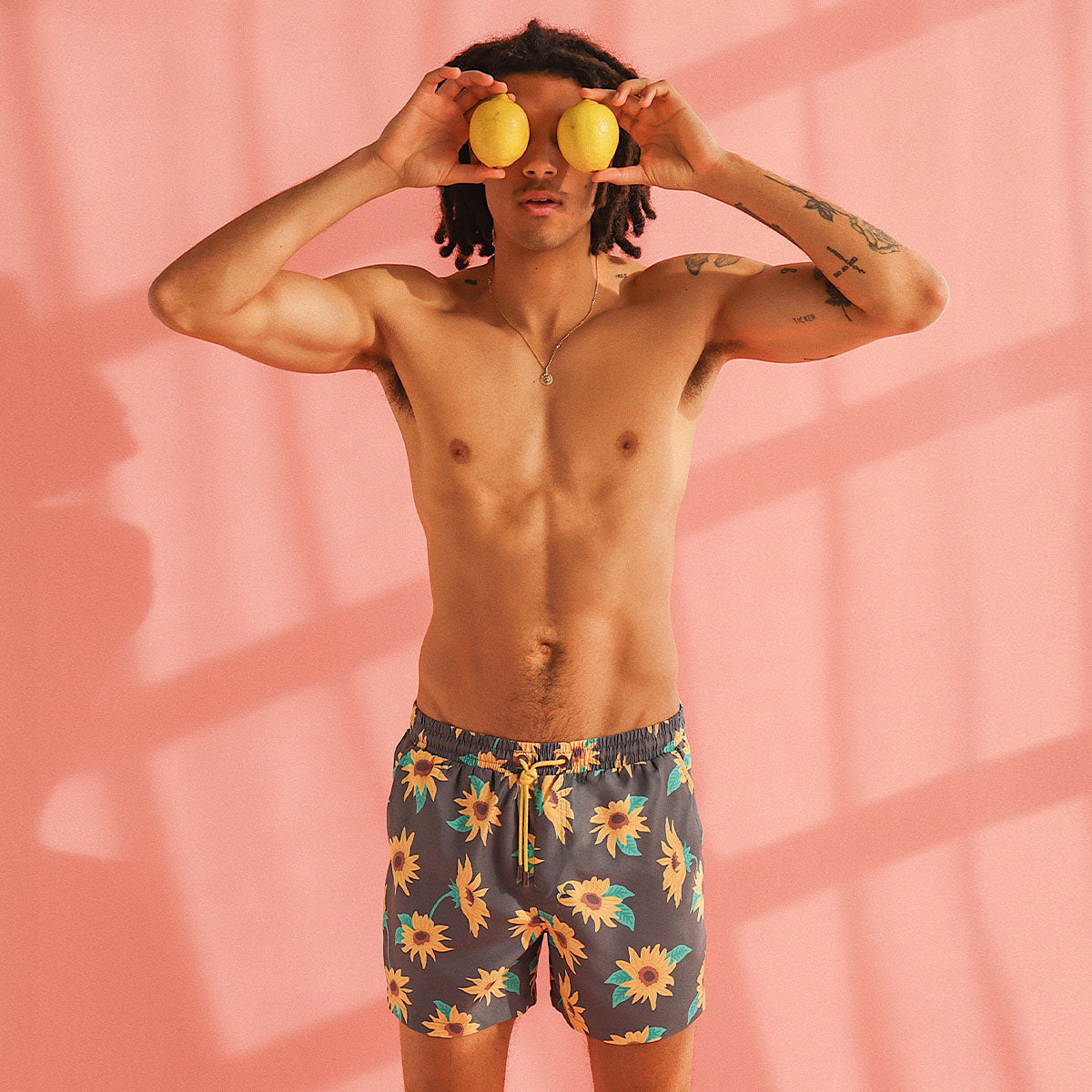 Sunny Boy Mens Swim Shorts in Charcoal