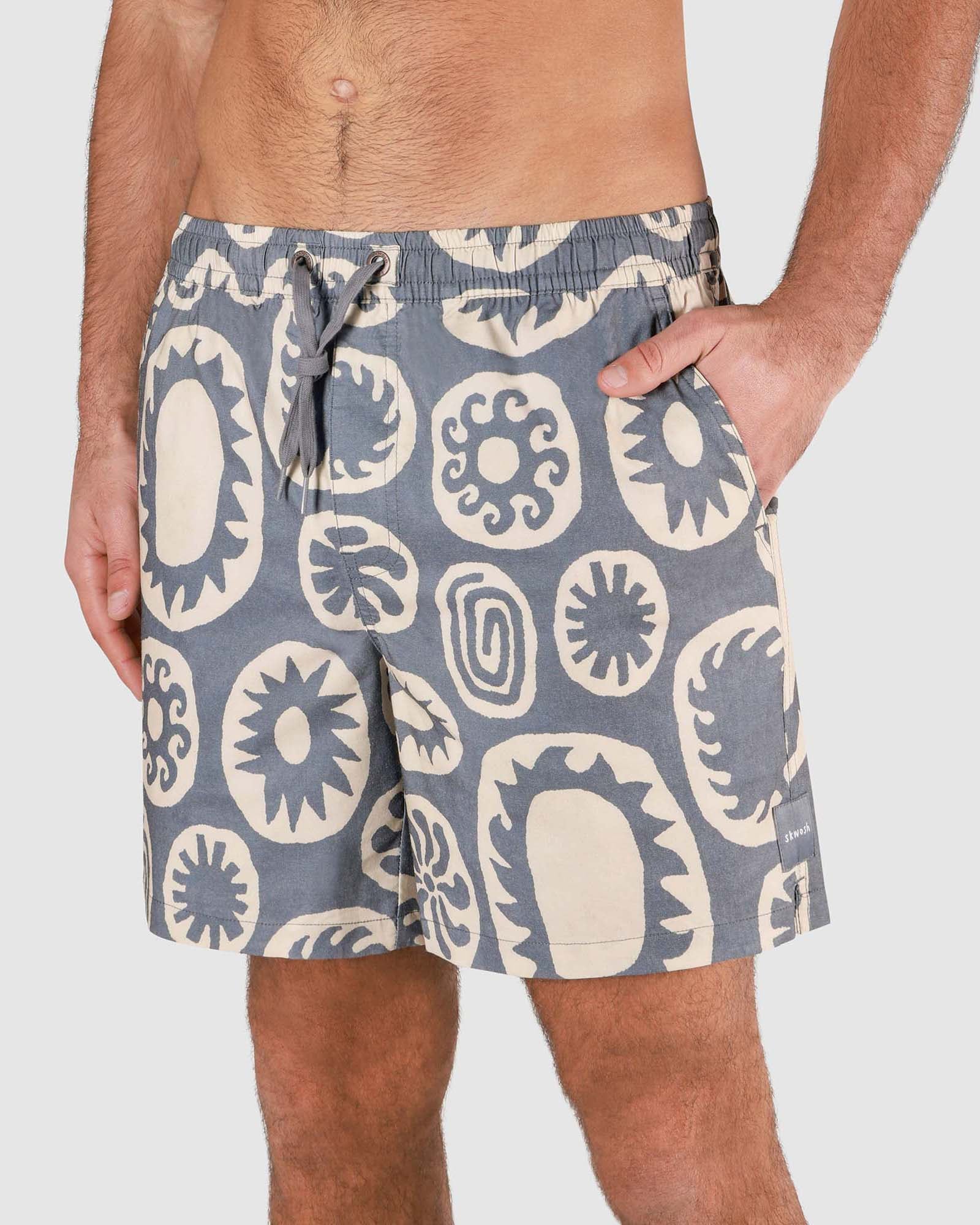 Sunburst Everyday Shorts in Charcoal