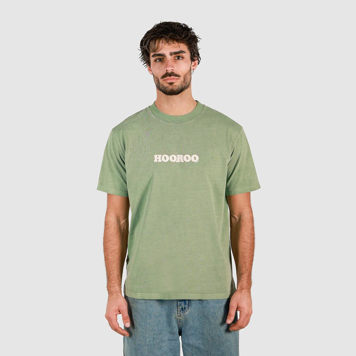 Hooroo Slang Tee in Khaki