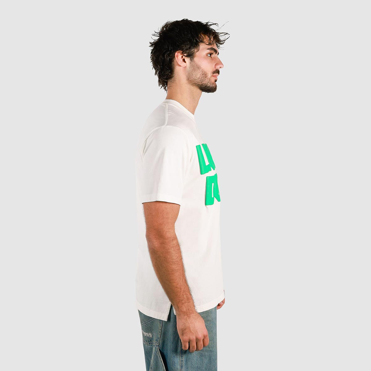 Lucky Duck Slang Tee in White
