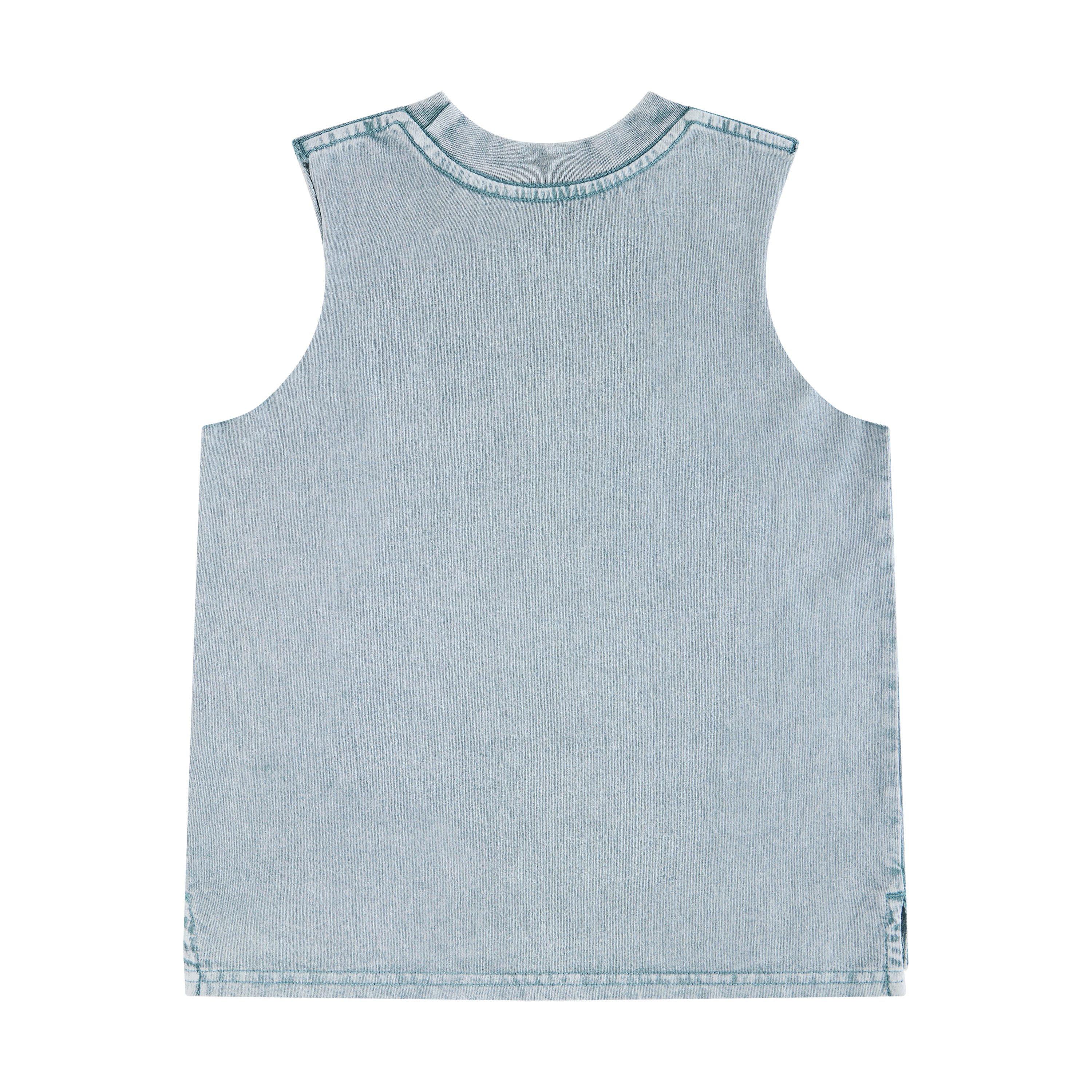 Absolute Pearla Kids Muscle Tank in Light Blue