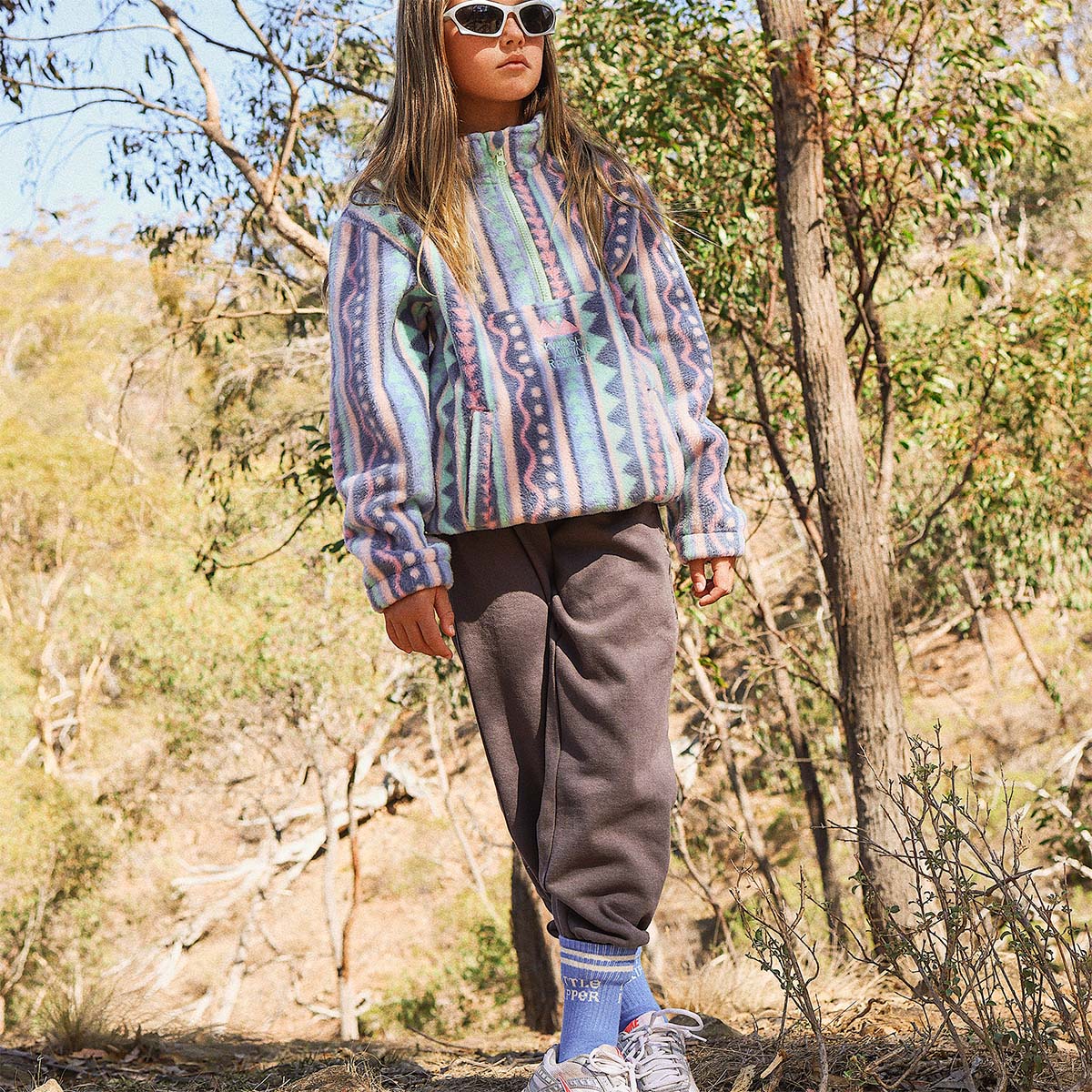 Kids Track Pant in Carbon