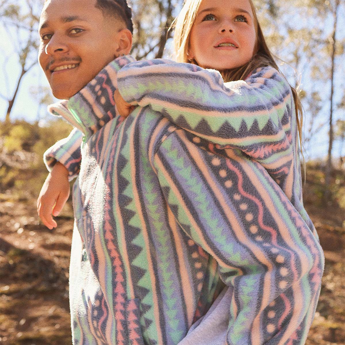Kids Get Funky Polar Fleece Half Zip