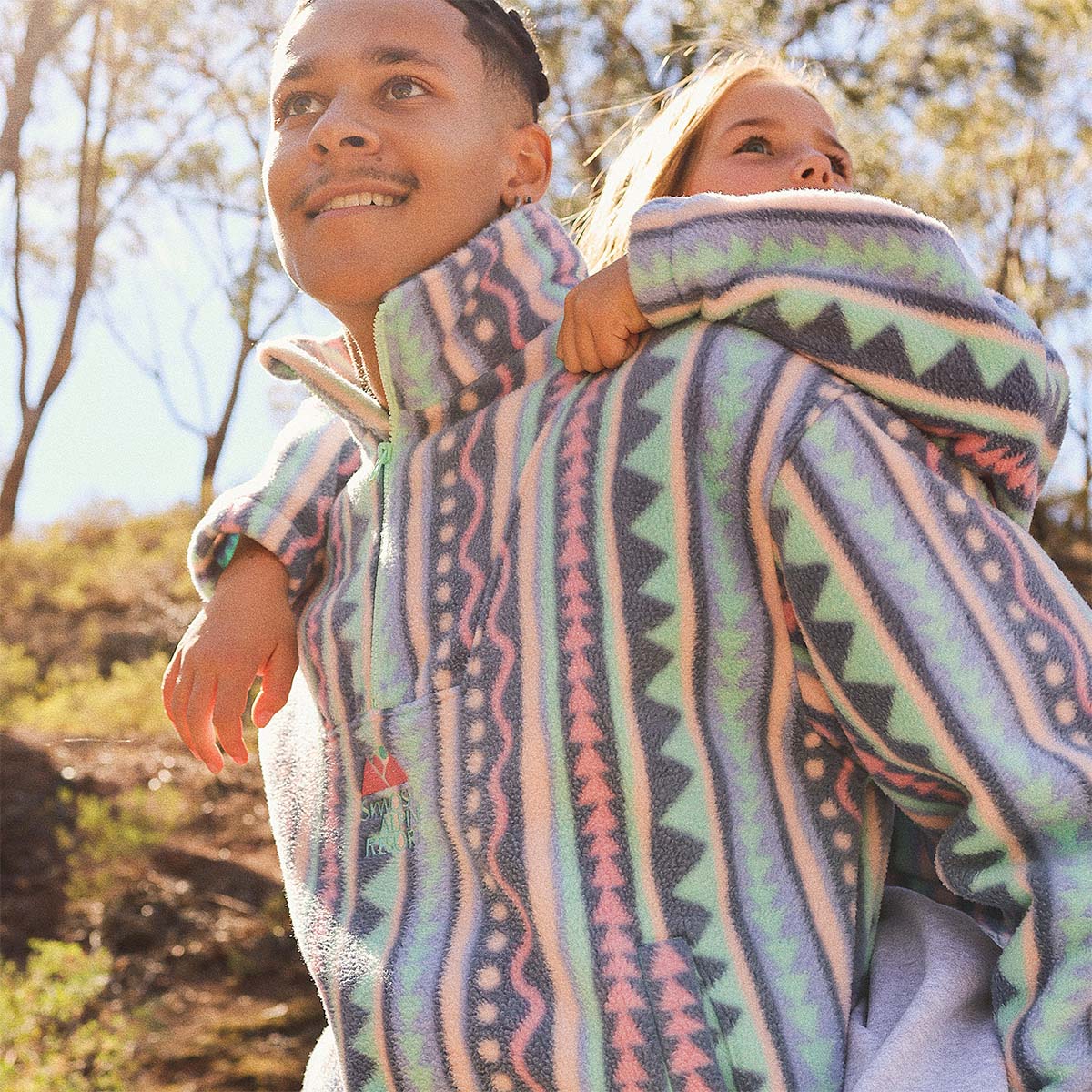Kids Get Funky Polar Fleece Half Zip