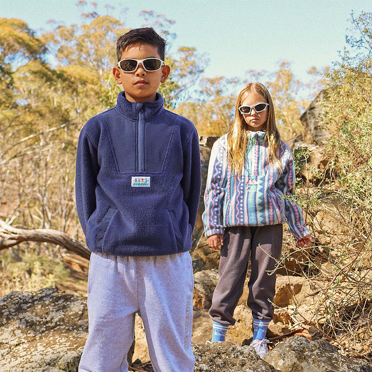 Kids Track Pant in Carbon