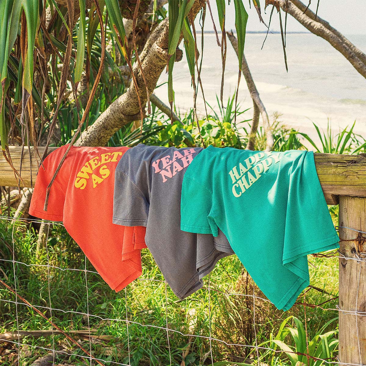Happy Chappy Kids Slang Tee in Green