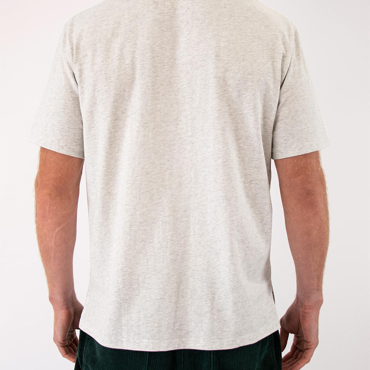 No Dramas Slang Tee in Snow Marl