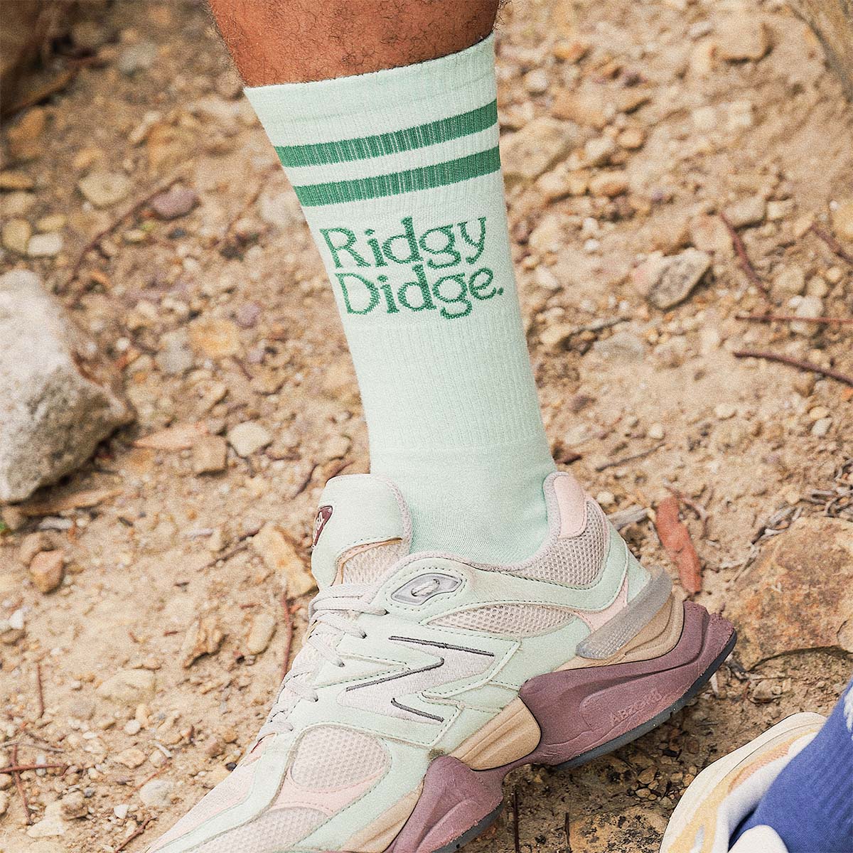 Ridgy Didge Socks in Light Green