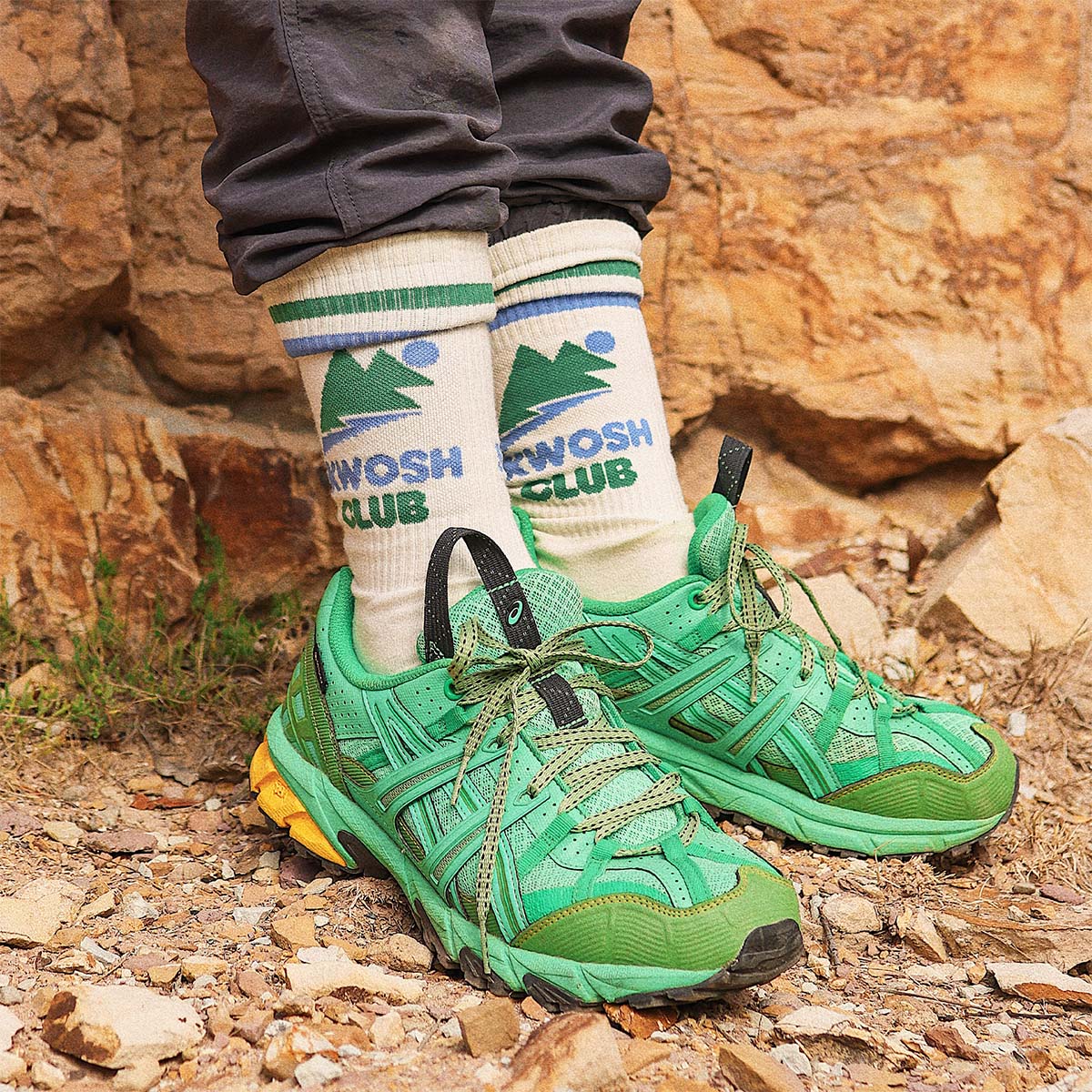 Skwosh Alpine Resort Socks in White