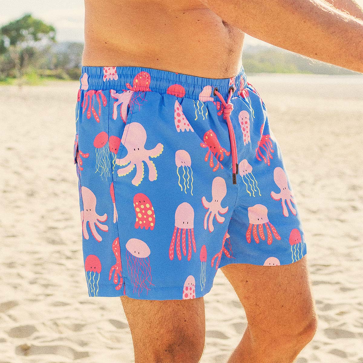 So Jelly Mens Swim Shorts in Royal Blue