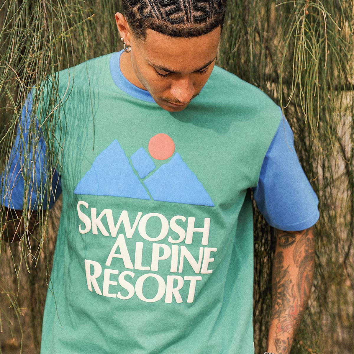 Big Alpine Colour Blocked Tee