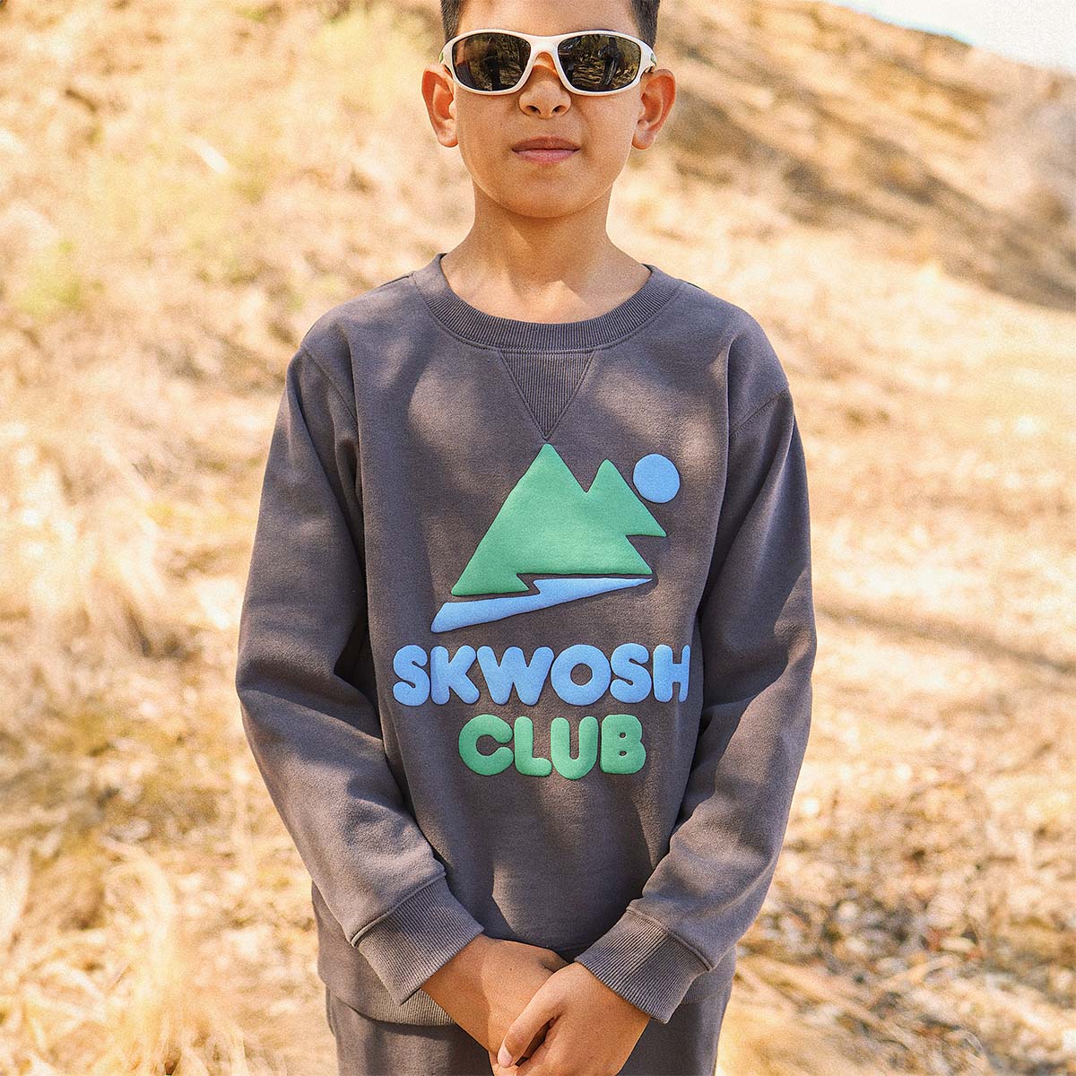 Kids Chunky Mountain Crew Neck Sweat