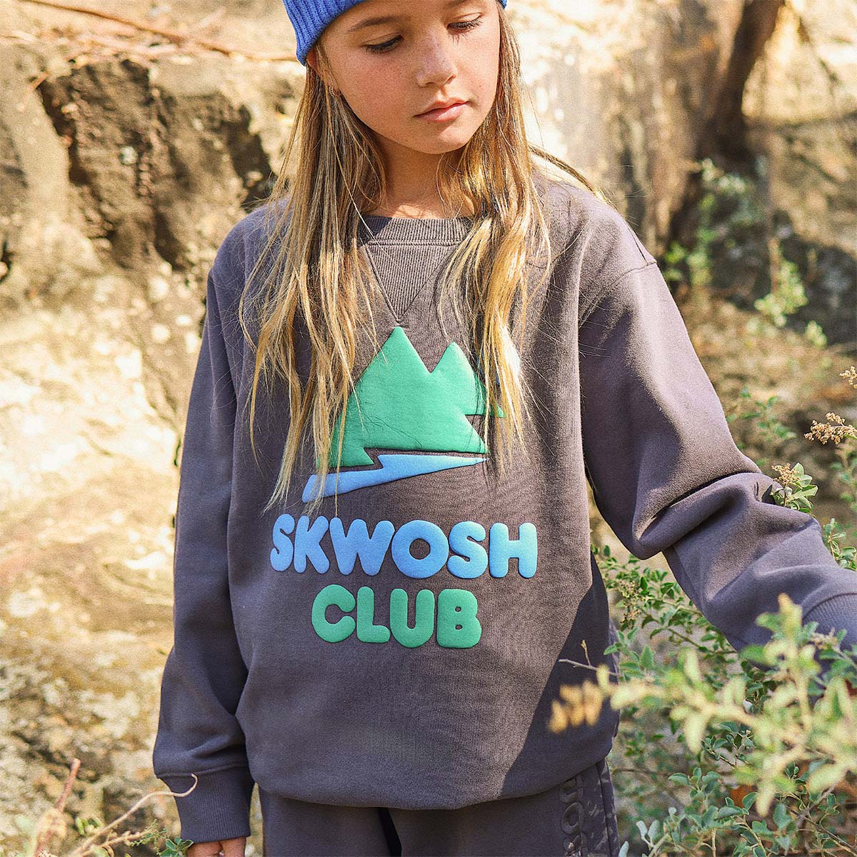 Kids Chunky Mountain Crew Neck Sweat