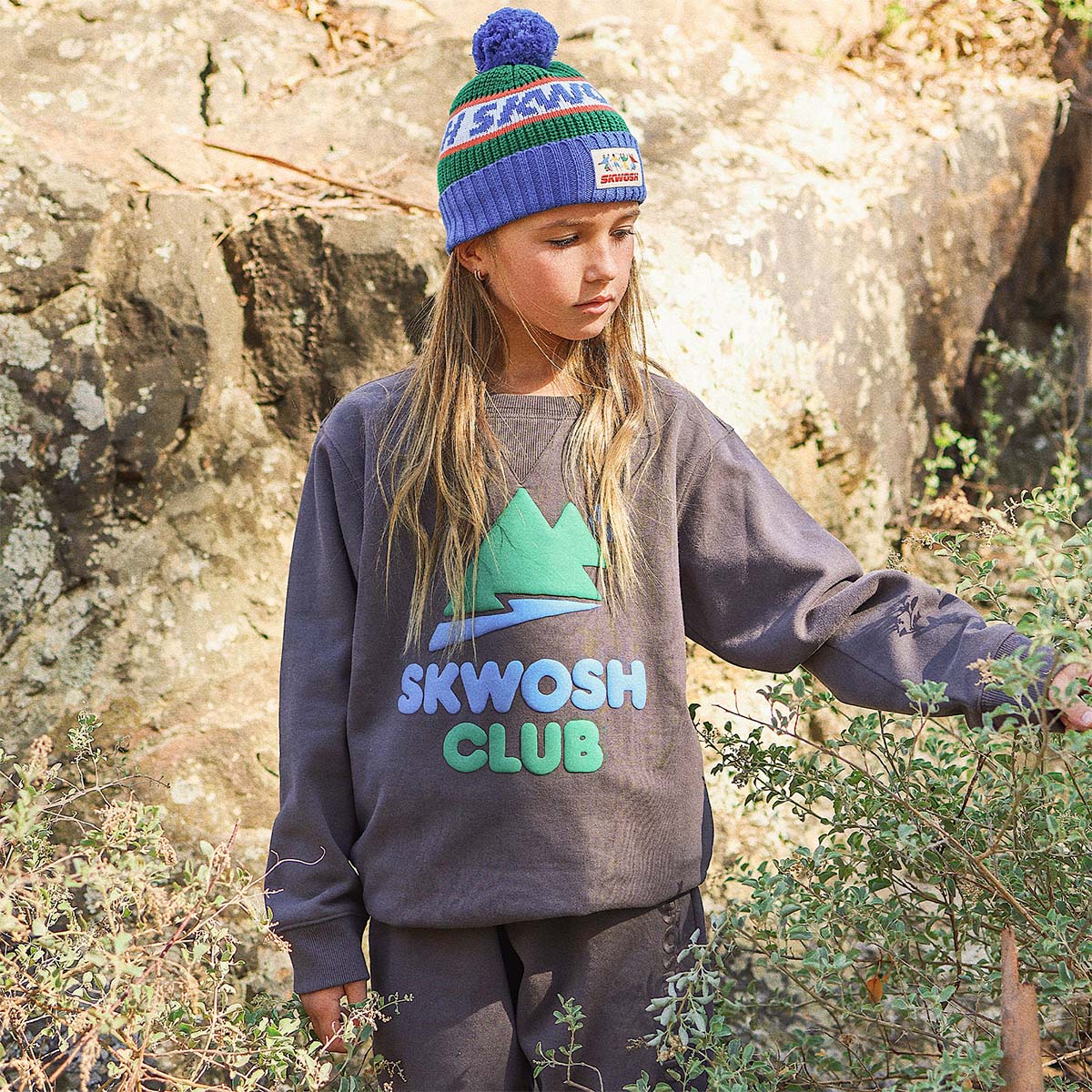 Kids Chunky Mountain Crew Neck Sweat