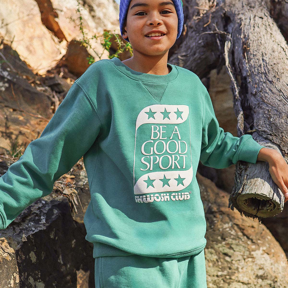 Kids Be A Good Sport Crew Neck Sweat