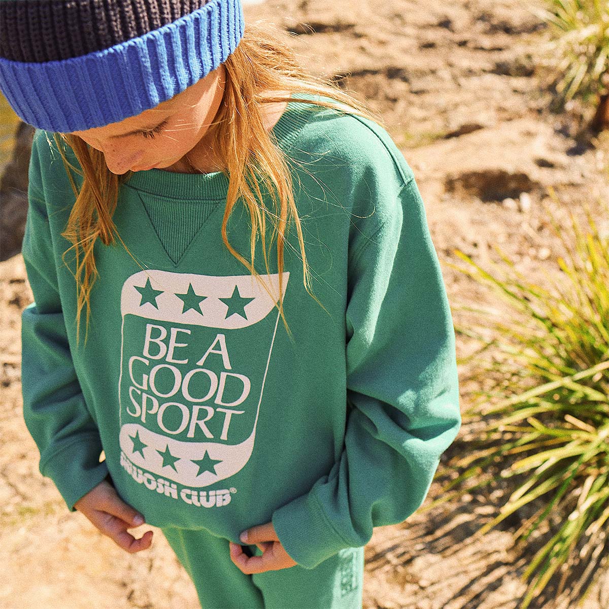 Kids Be A Good Sport Crew Neck Sweat