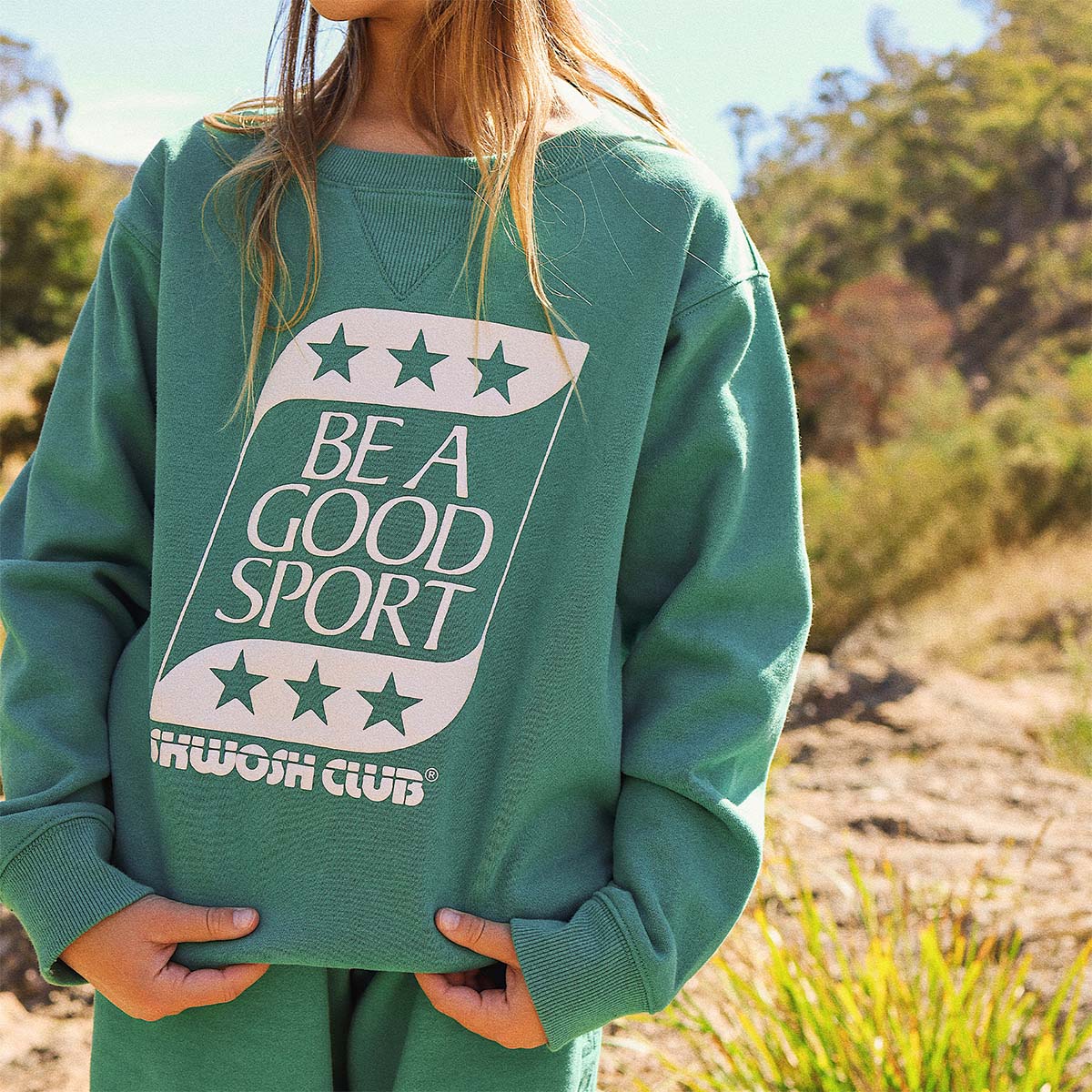 Kids Be A Good Sport Crew Neck Sweat