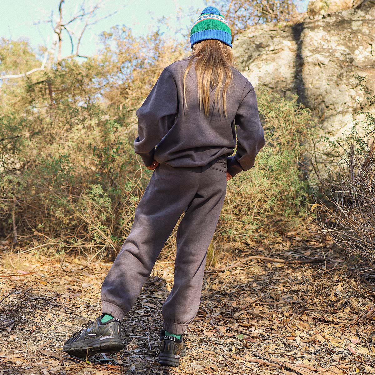 Kids Track Pant in Carbon