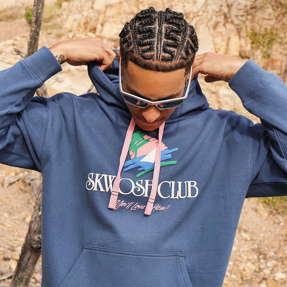 Set Sail Hoodie in Navy