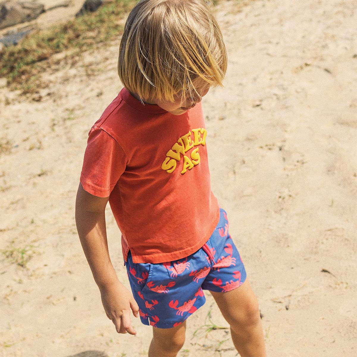 Sweet As Kids Slang Tee in Red