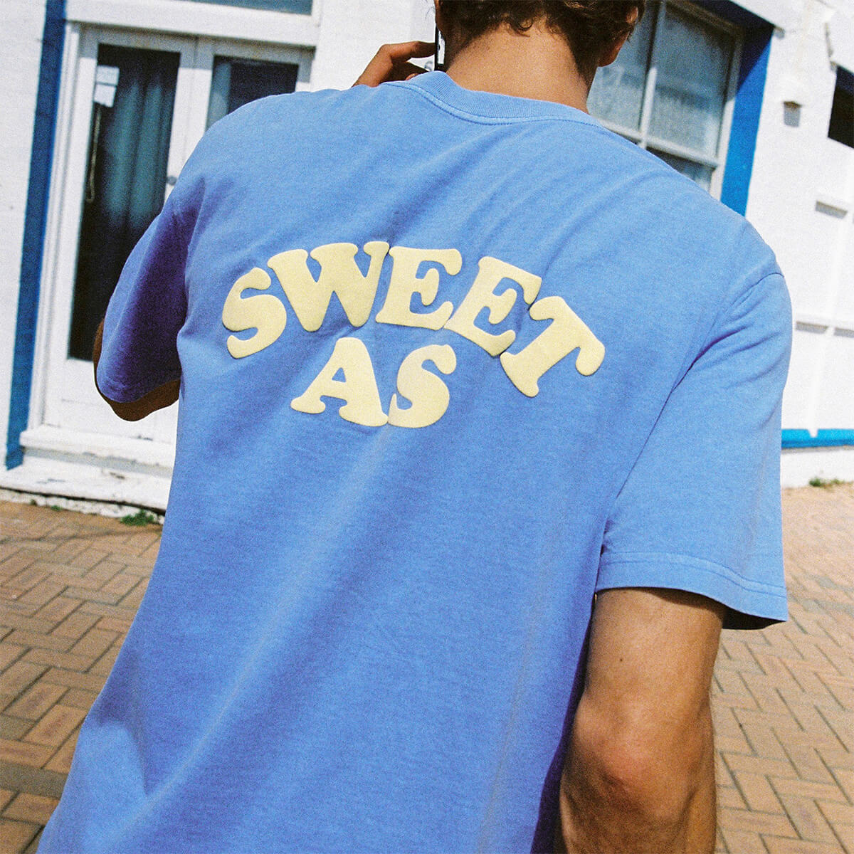 Sweet As Slang Tee in Blue