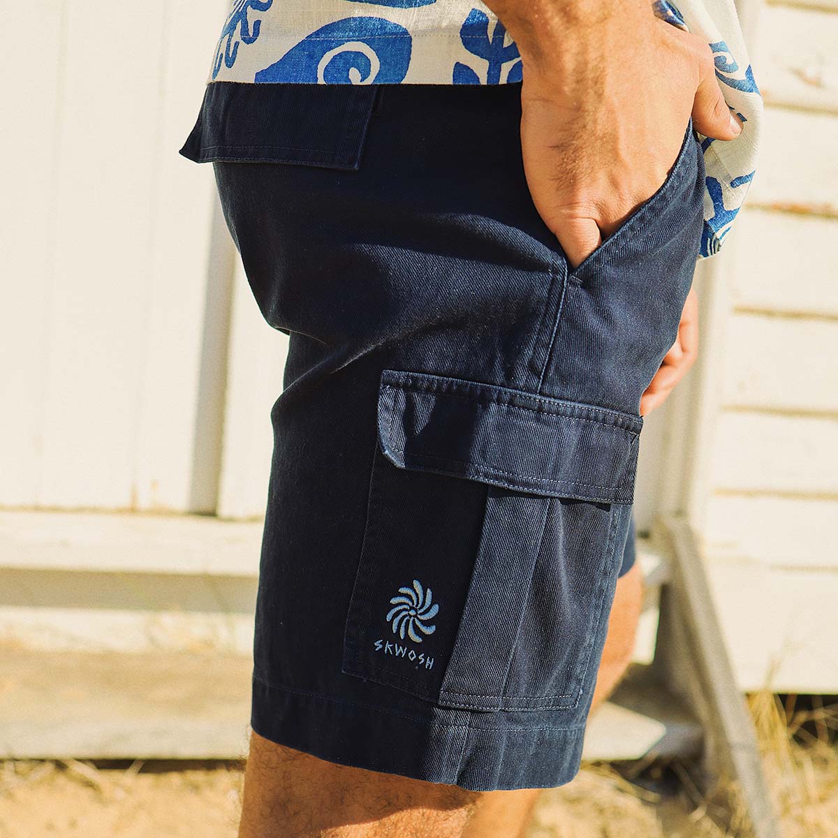 Utility Shorts in Navy