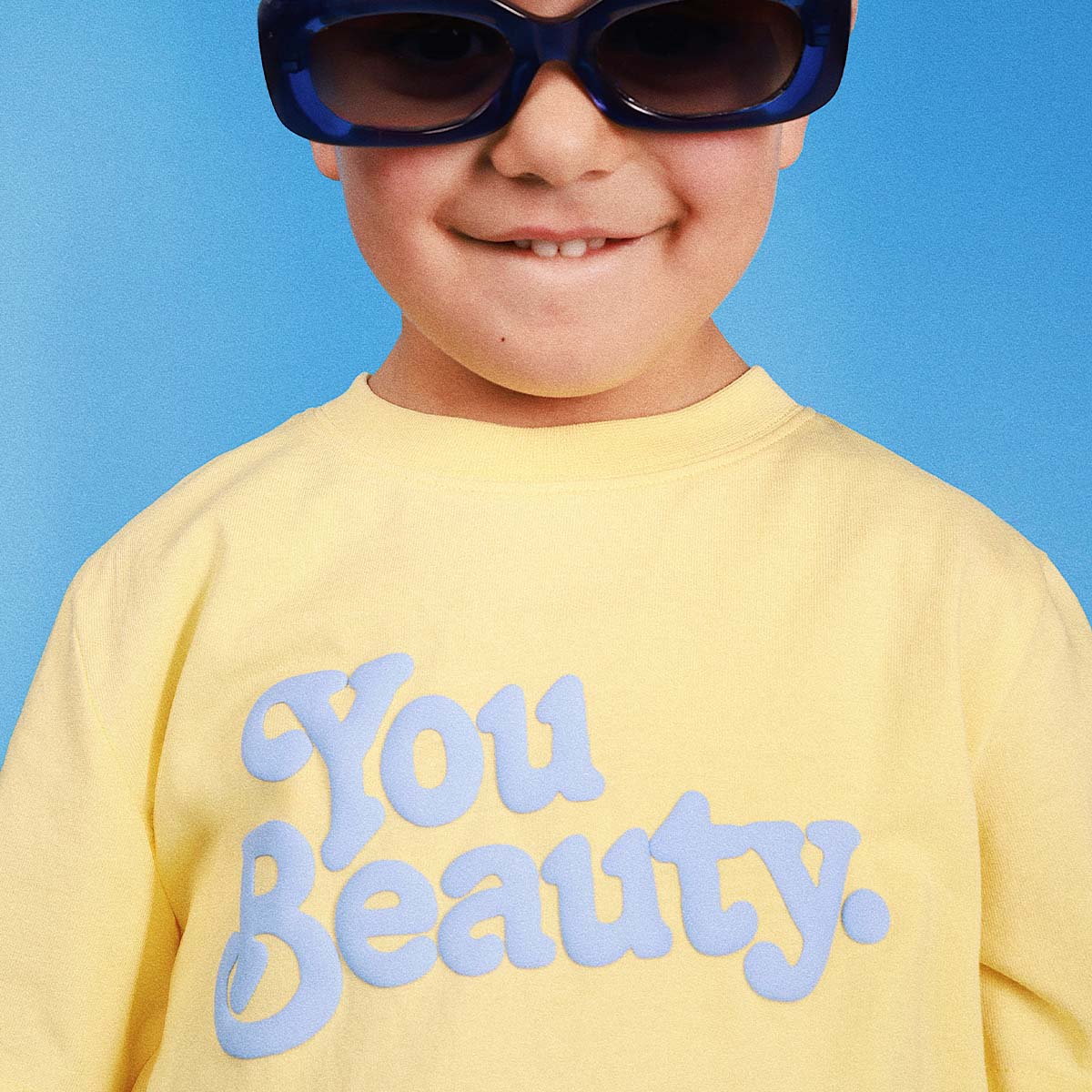 You Beauty Kids Slang Tee in Lemon