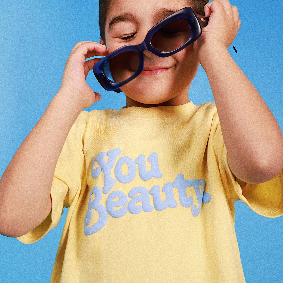 You Beauty Kids Slang Tee in Lemon