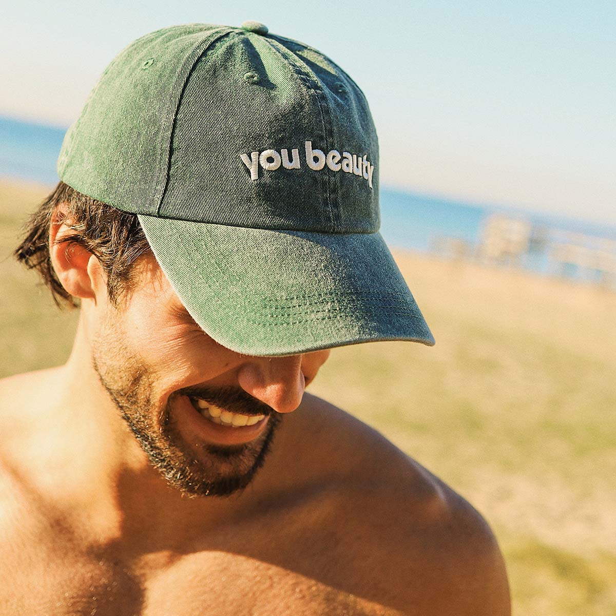 You Beauty Cotton Cap in Green