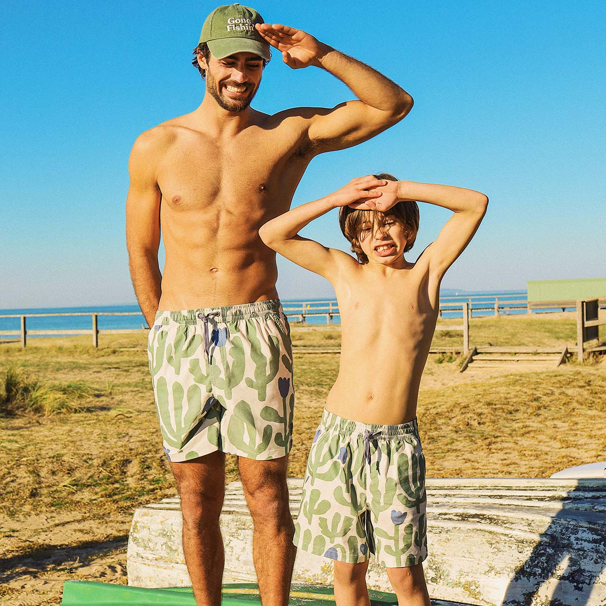 Pablo Prickles Kids Everyday Shorts in Stone