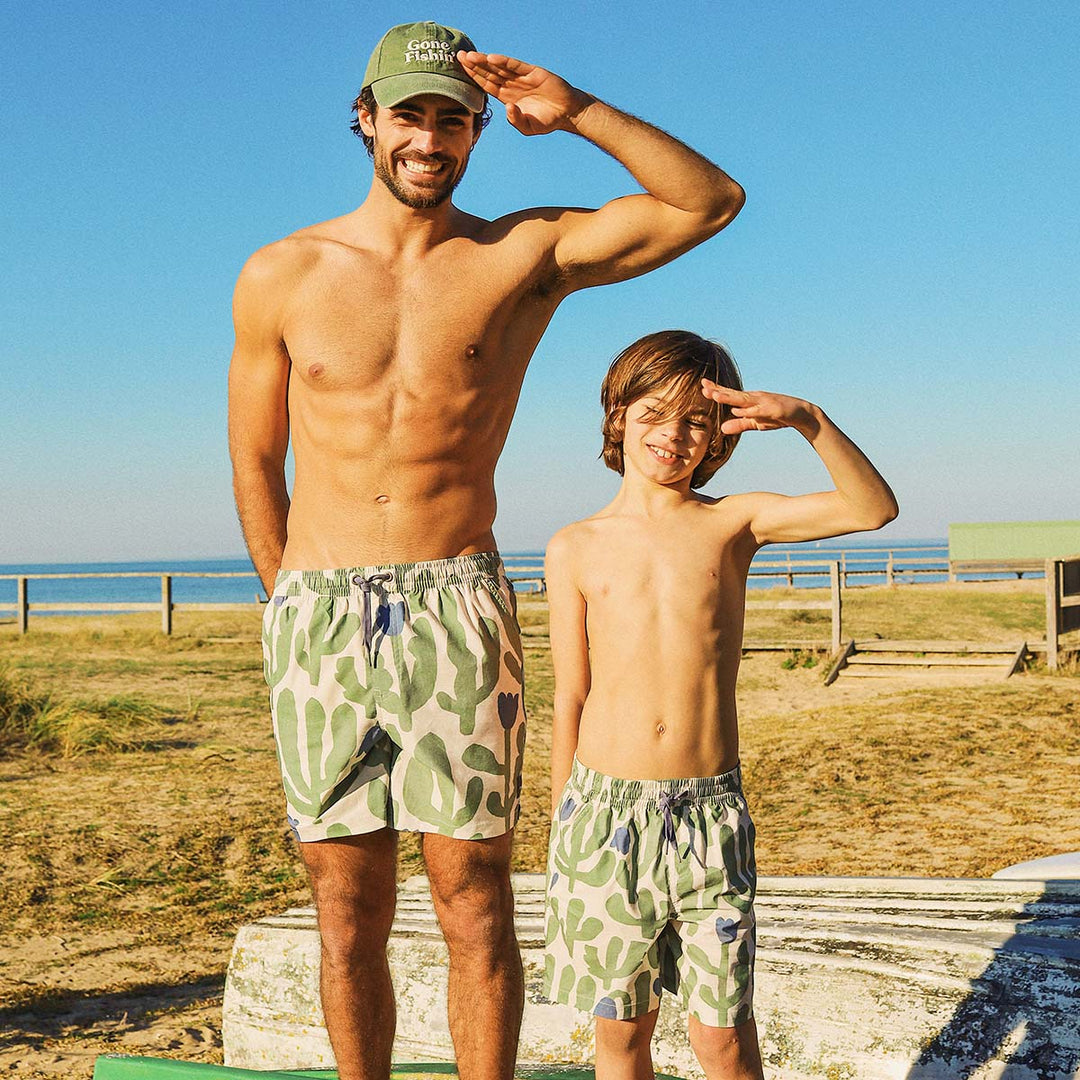 Pablo Prickles Kids Everyday Shorts in Stone