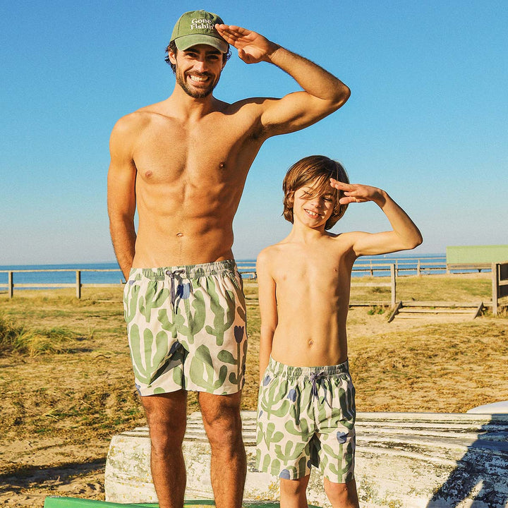 Pablo Prickles Kids Everyday Shorts in Stone