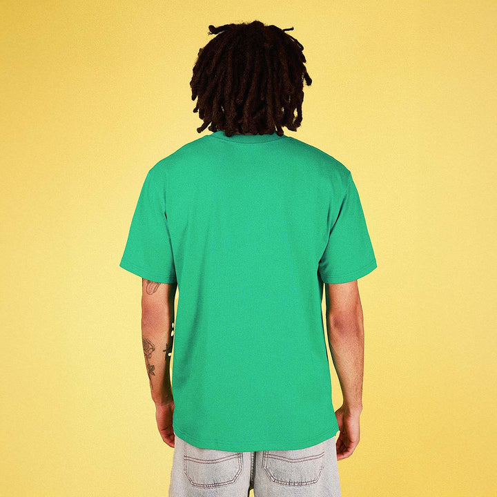 Happy As Larry Slang Tee in Green