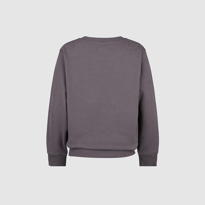 Kids Crew Neck Sweat in Charcoal