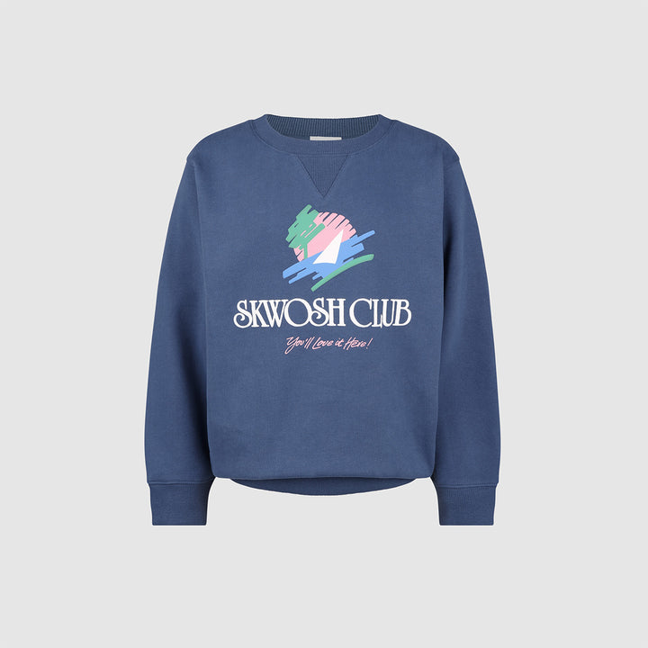Kids Crew Neck Sweat in Navy