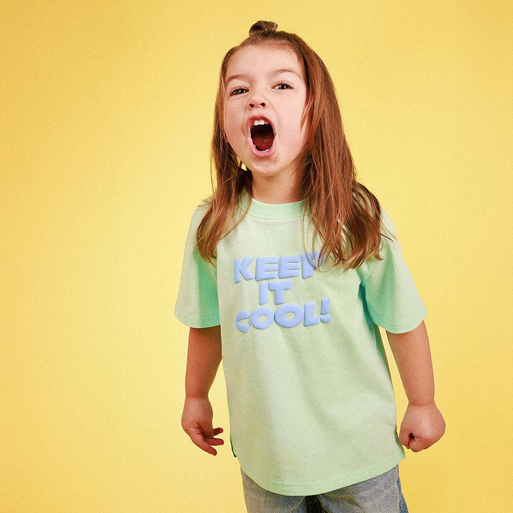 Keep It Cool Kids Slang Tee in Mint