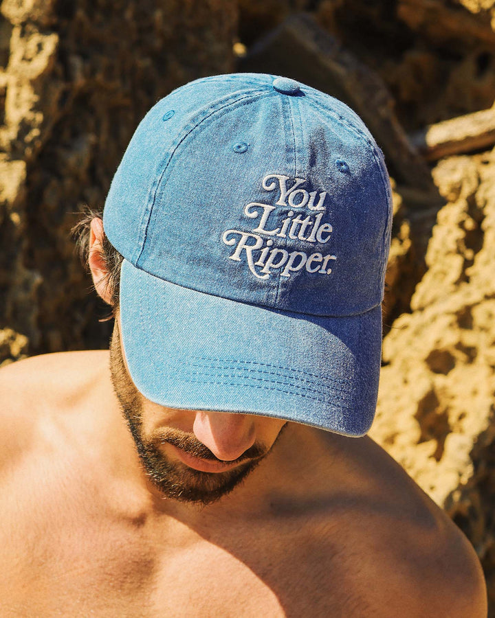 Little Ripper Cotton Cap in Blue