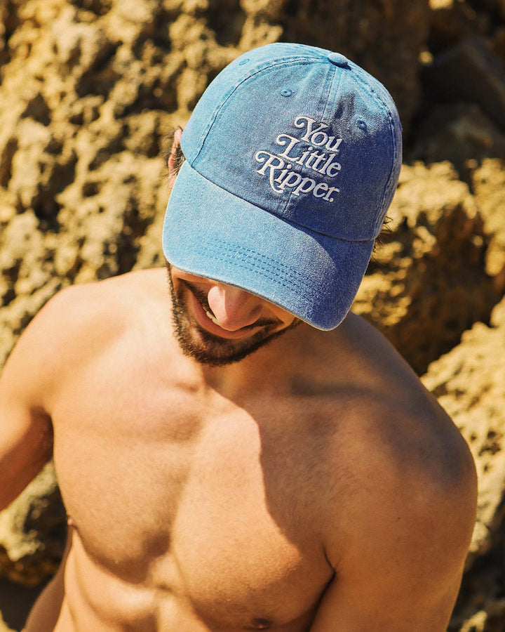 Little Ripper Cotton Cap in Blue