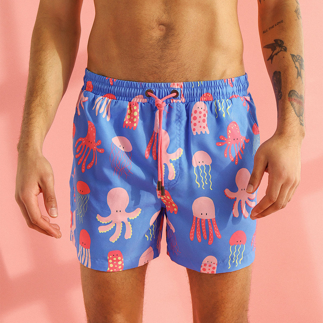 So Jelly Mens Swim Shorts in Royal Blue