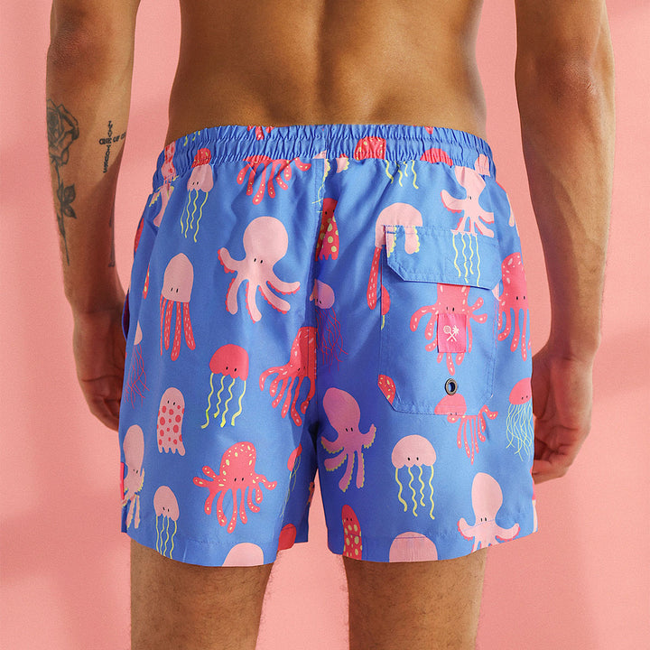 So Jelly Mens Swim Shorts in Royal Blue