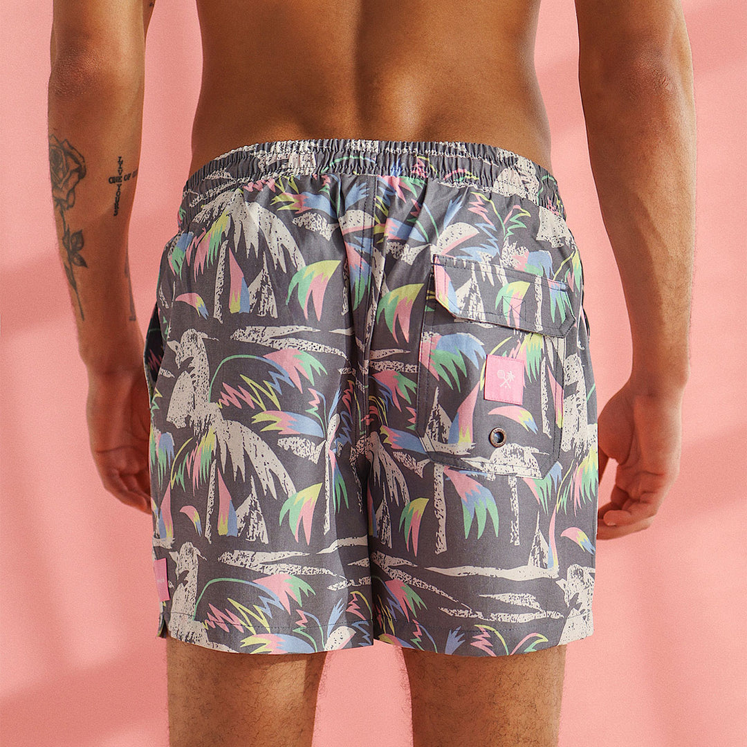 Palm Funday Mens Rad Shorts