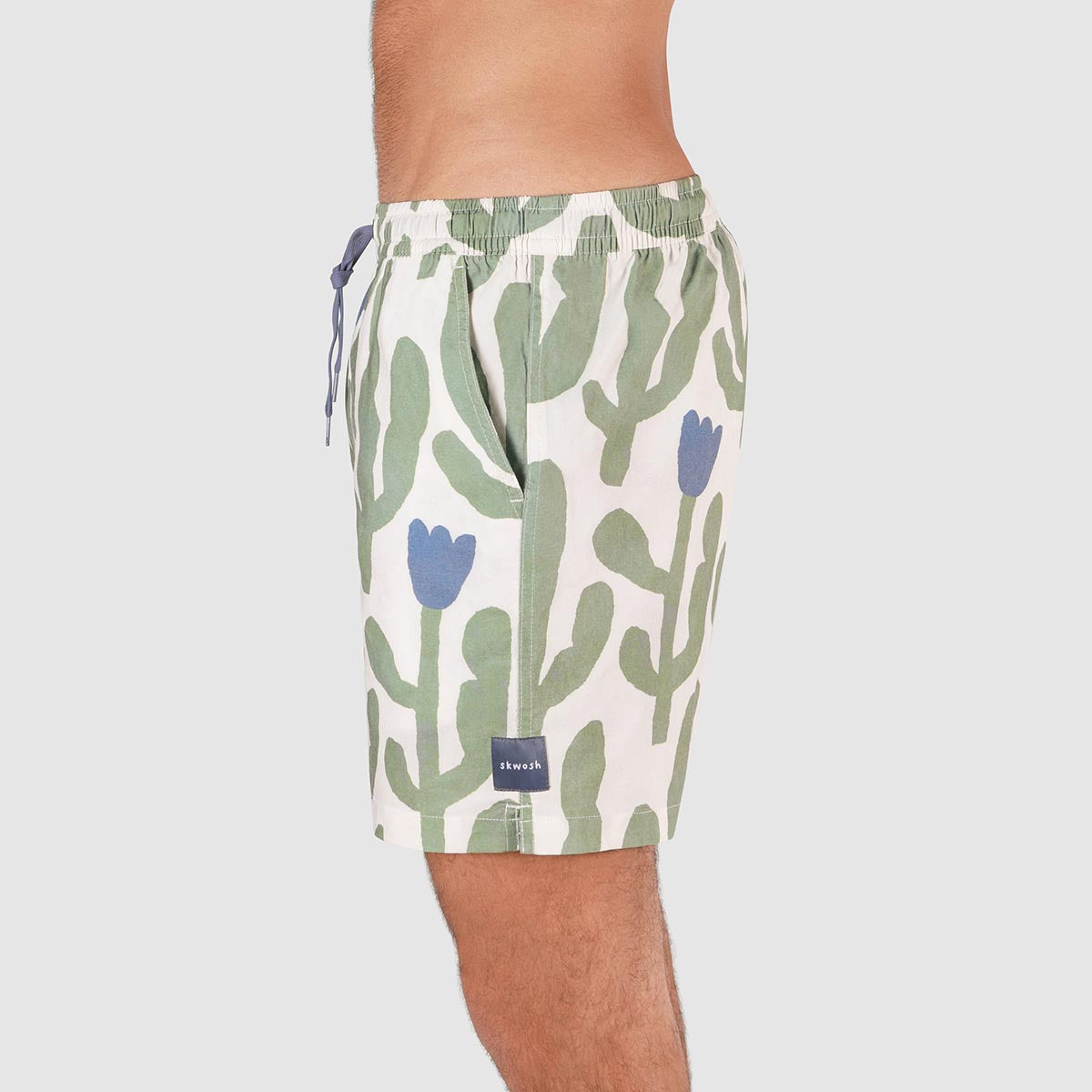 Pablo Prickles Everyday Shorts in Ecru