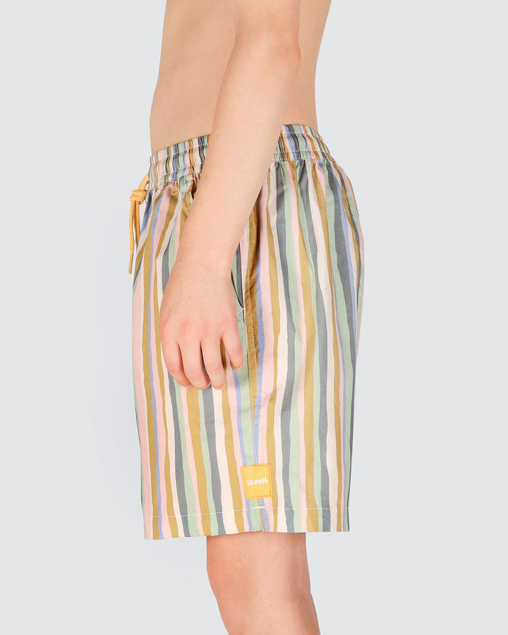 Clinkers Boys Everyday Shorts in Multi Stripe